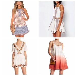 Tularosa Box of Spring Summer Dresses Romper boho